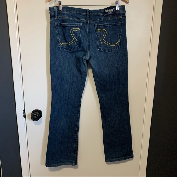 Rock And Republic Jeans Y2K 30 Kasandra Blue Womens Bootcut Medium Wash - Picture 8 of 9